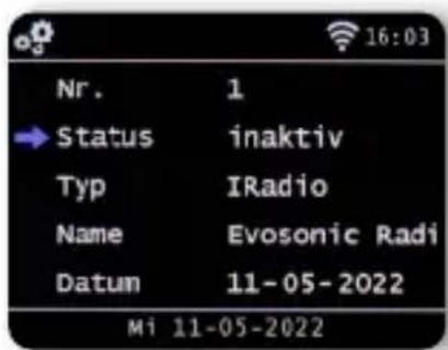 Imperial DABMAN i560 CD - Radioauzeichnungen programmieren - 2