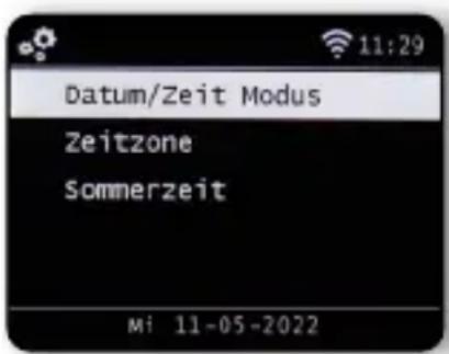 Imperial DABMAN i560 CD - Datum Zeit - 1