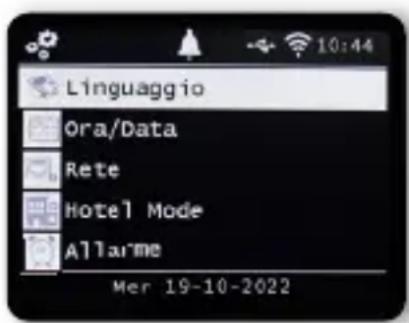 Imperial DABMAN i560 CD - Lingua del menu. - 1
