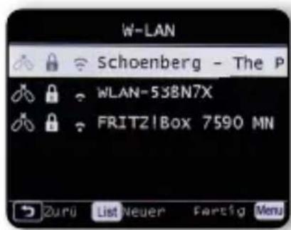 Imperial DABMAN i560 CD - Selezione della rete - 1