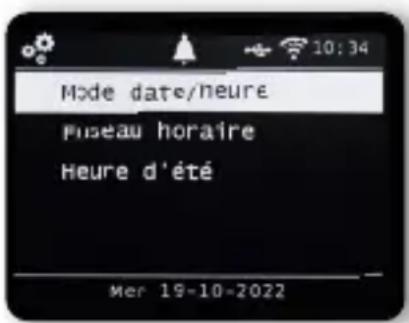 Imperial DABMAN i560 CD - Date et heures - 1