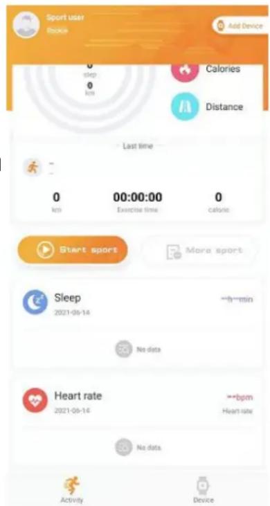 TECHNAXX TXSW7HR - Sport-/Aktivität-Übersicht - 1