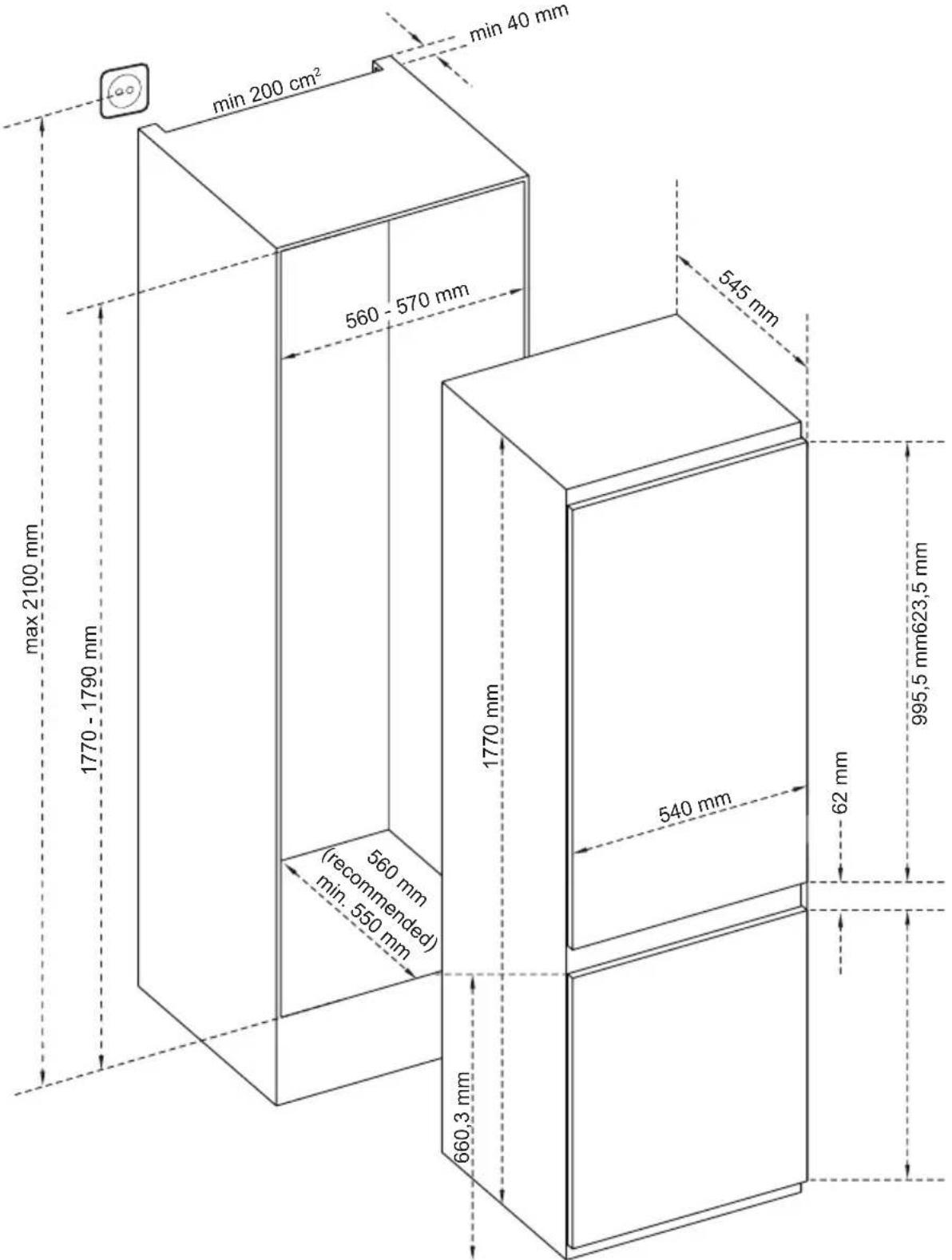 AIRLUX ARI302CA - Dimensions - 1