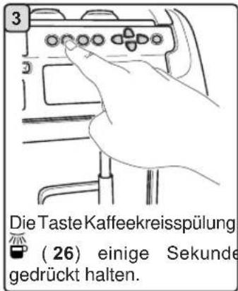 La Cimbali M39 Dosatron TE - REINIGUNG DES KAFFEEKREISLAUFS - 4