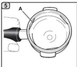 La Cimbali M39 Dosatron TE - FILTER-HOLDERS - This operation must be made on all the filter-holders at the end of each working day - 6