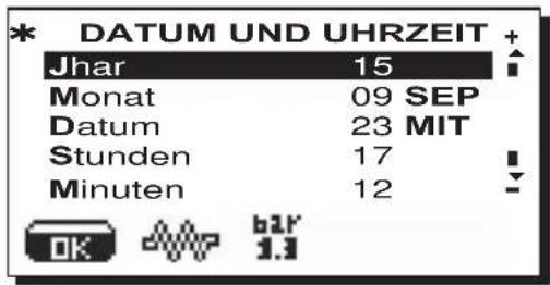 La Cimbali M39 Dosatron TE - Datum und Uhrzeit - 1