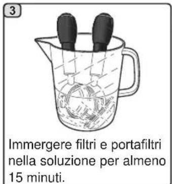 La Cimbali M39 Dosatron TE - PULIZIA DEI PORTAFILTRI - Intervento da effettuarsi al termine della giornata lavorativa su tutti i portafiltri - 3