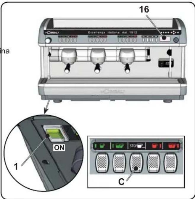 La Cimbali M39 Dosatron TE - DESLIGAÇÃO COM POUPANÇA ENERGÉTICA - 1