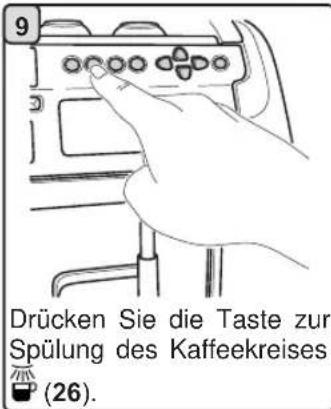 La Cimbali M39 Dosatron TE - REINIGUNG DES KAFFEEKREISLAUFS - 10