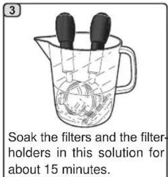 La Cimbali M39 Dosatron TE - FILTER-HOLDERS - This operation must be made on all the filter-holders at the end of each working day - 3