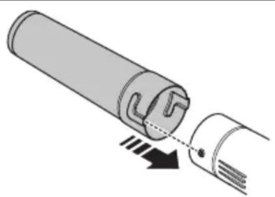 HUSQVARNA 525iB Mark II - Pour assembler le tube sur le produit - 1