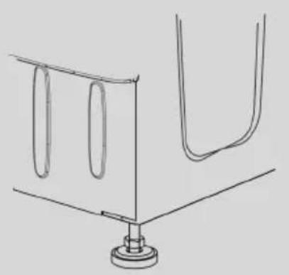 BRANDT BWD1754I - Instrucciones para el montaje de la puerta del mueble - 4