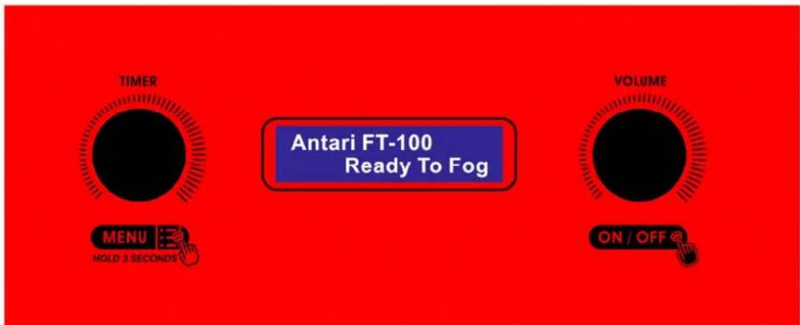 Antari FT100 - Panneau de contrôle - 1