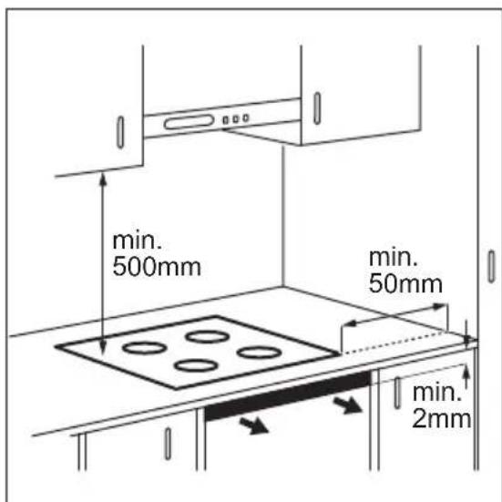 AEG Domino LIT30230C - Paigaldamine - 1