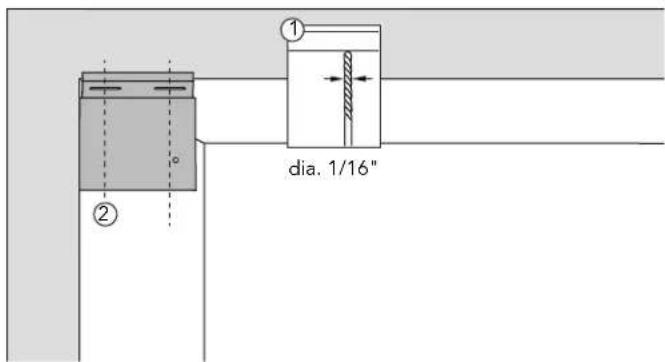 BOSCH HEZCMT3050 - Installation with a Warming.    Drawer - 1