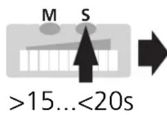 IFM SI1004 - ■Récupérer les réglages de base effectués en usine - 1
