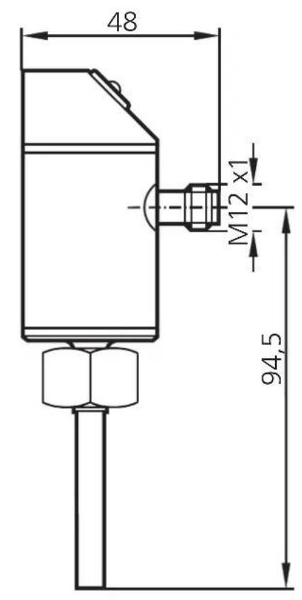 IFM TN7530 - Maßzeichnung / Scale drawing / Dimensions - 2