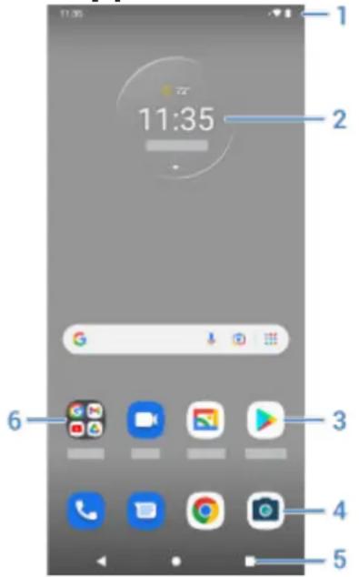 MOTOROLA Moto E22i - Qu'apparaît à l'écran ? - 1