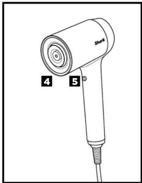 SHARK Style iQ HD120SLEU - Conservazione, sicurezza del cavo e manutenzione/pulizia: - 3