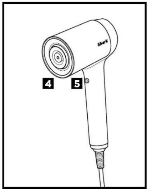 SHARK Style iQ HD120SLEU - Almacenamiento, seguridad del cable y mantenimiento/limpieza: - 3