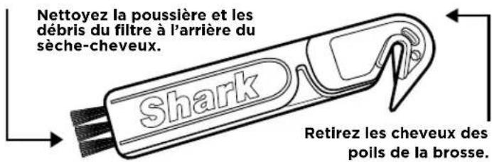 SHARK Style iQ HD120SLEU - Rangement, sécurité liée au cordon et nettoyage/entretien : - 1