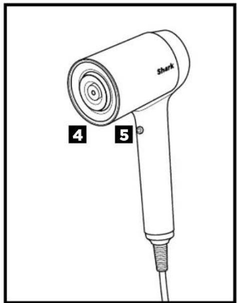 SHARK Style iQ HD120SLEU - Armazenamento, segurança do cabo e manutenção/limpeza: - 3