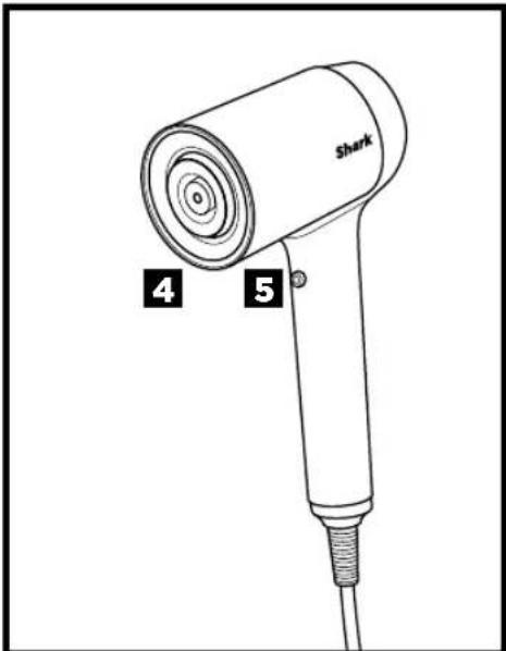 SHARK Style iQ HD120SLEU - Förvaring, sladdsäkerhet och underhåll/rengöring: - 3