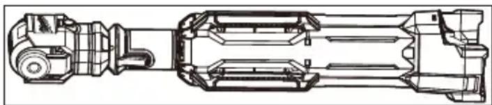 MILWAUKEE 213220 - Extension / rétraction des pieds - 1