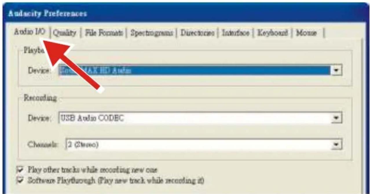 Classic Phono TT34 - Configurare il PC per il funzionamento con Audacity - 2