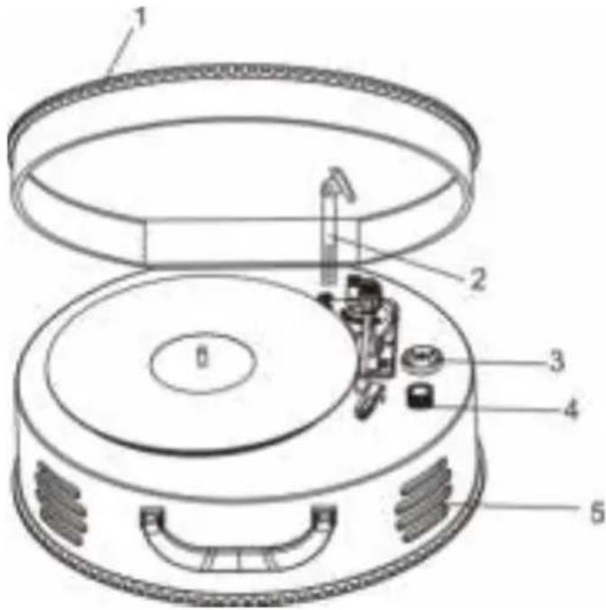 Classic Phono TT34 - PANEL FRONTAL - 1