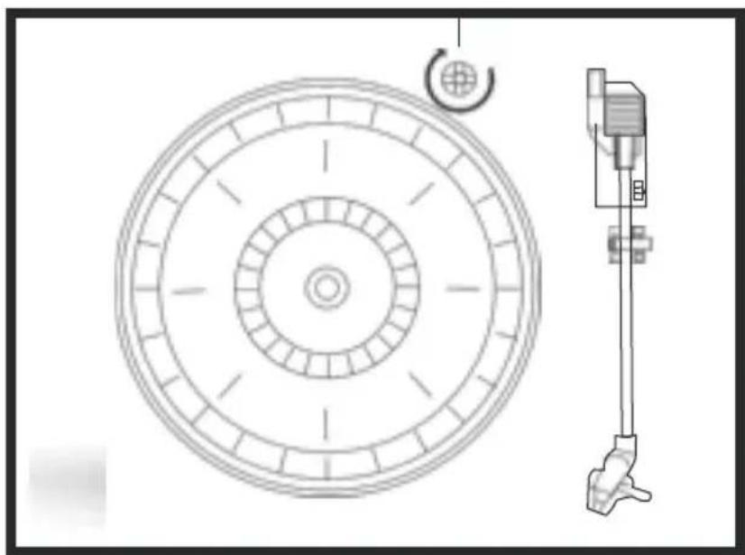 Classic Phono TT34 - TORNILLO DE VIAJE - 1