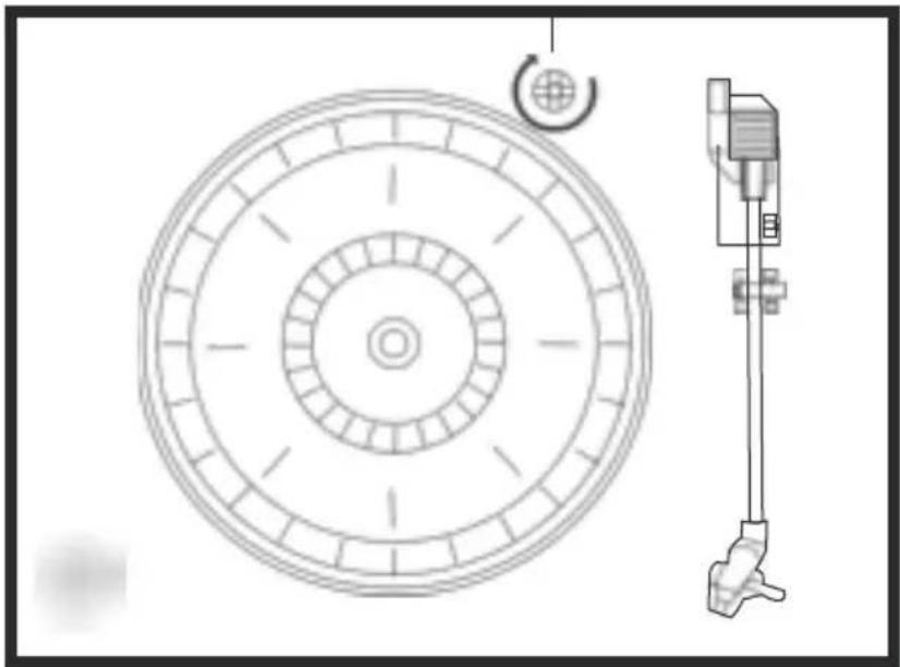 Classic Phono TT34 - VITE DI BLOCCO PER IL TRASPORTO - 1