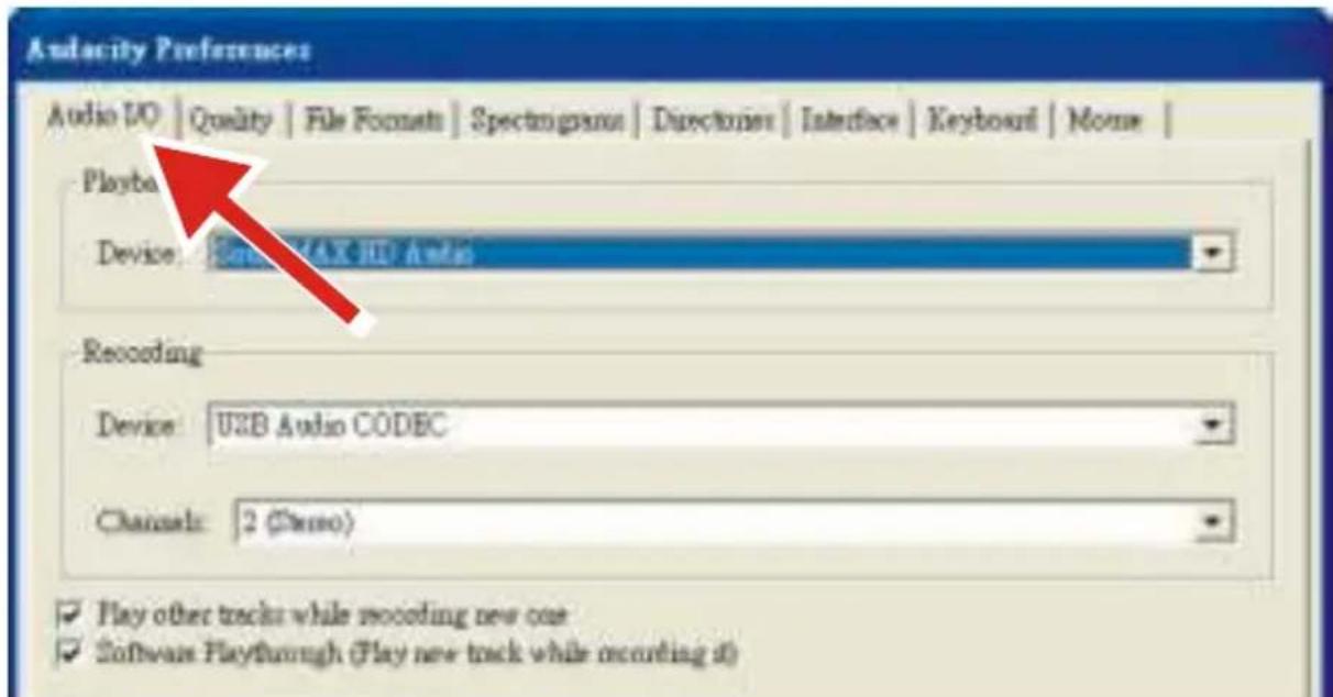 Classic Phono TT34 - Paramétrer votre PC avant de travailler avec Audacity - 2