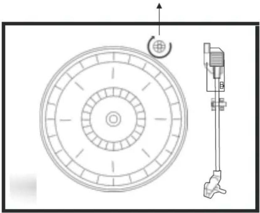 Classic Phono TT34 - TRANSPORTSICHERUNGSSCHRAUBE - 1