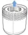 PHILIPS HU2510 - Nettoyage du filtré d'humidification - 3