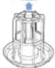 PHILIPS HU2510 - Nettoyage du filtré d'humidification - 6