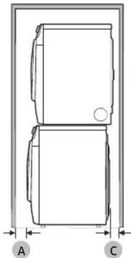 SAMSUNG DV25B6900EX - Conditions d'installation - 4