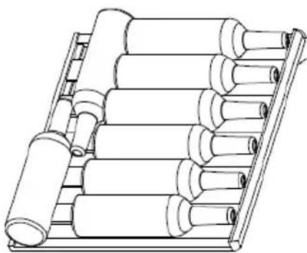 BARTSCHER 2Z 40FL - Ahşap raflar - 1