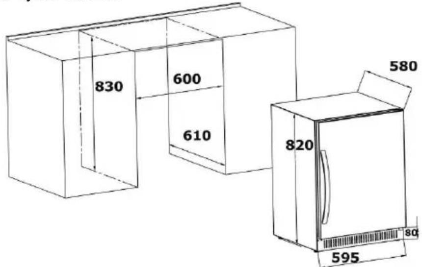 BARTSCHER 2Z 40FL - Zabudováni - 1