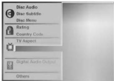 LG DV6922E1 - Taalmenu - 1