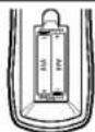 LG DV6922E1 - Installazione della batteria del telecomando - 1
