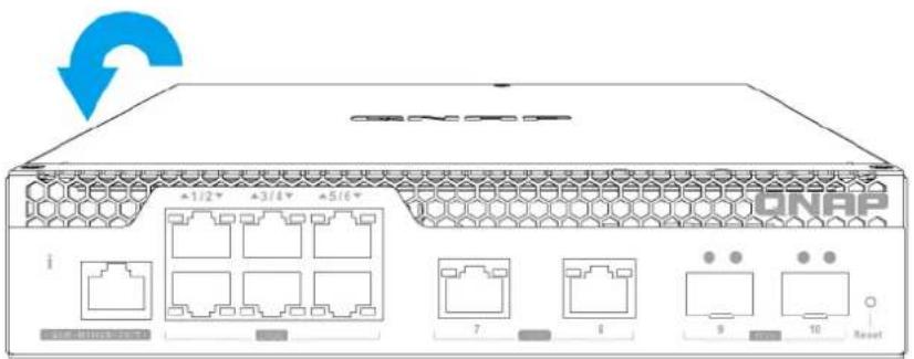 QNAP QSWM2106R - Fixer les pieds en caoutchouc - 1