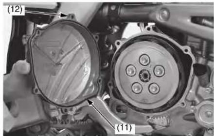 Honda CRF250R (2019) - Pose des disques/plateaux d'embrayage - 7