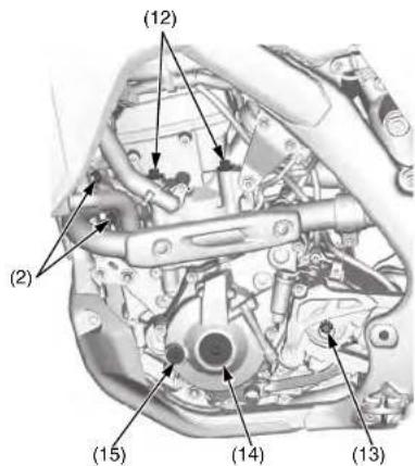 Honda CRF250R (2019) - Ecrous, boulons, fixations - 2