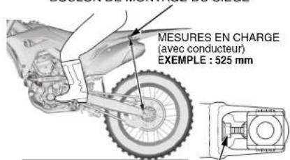Honda CRF250R (2019) - Réglages de la suspension arrière - 2