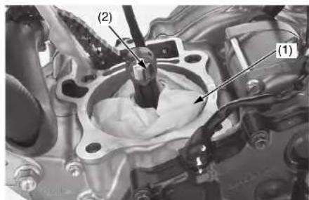 Honda CRF250R (2019) - Installation du piston - 1