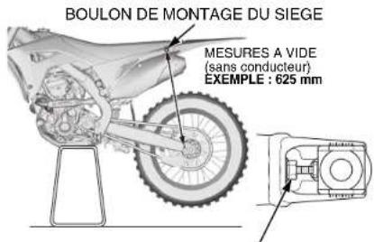 Honda CRF250R (2019) - Réglages de la suspension arrière - 1