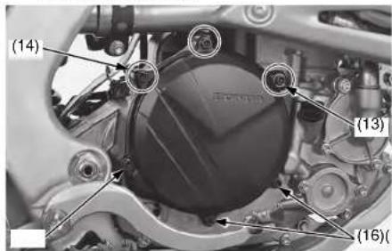 Honda CRF250R (2019) - Pose des disques/plateaux d'embrayage - 8