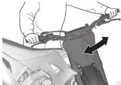 Honda CRF250R (2019) - Inspection du roulement de direction - 1