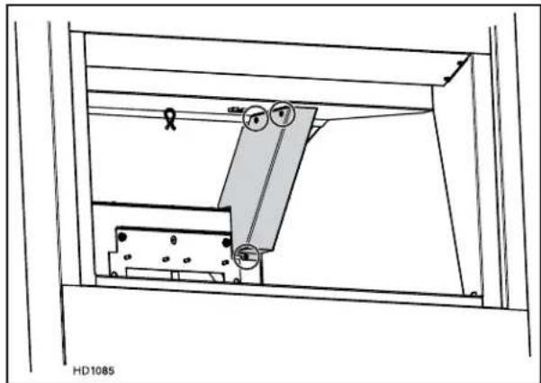 COYOTE C1HOOD36 - RETIRER LE COUVERCLE DU COMPARTIMENT ÉLECTRIQUE ET LA PLAQUE VENTILATEUR - 1